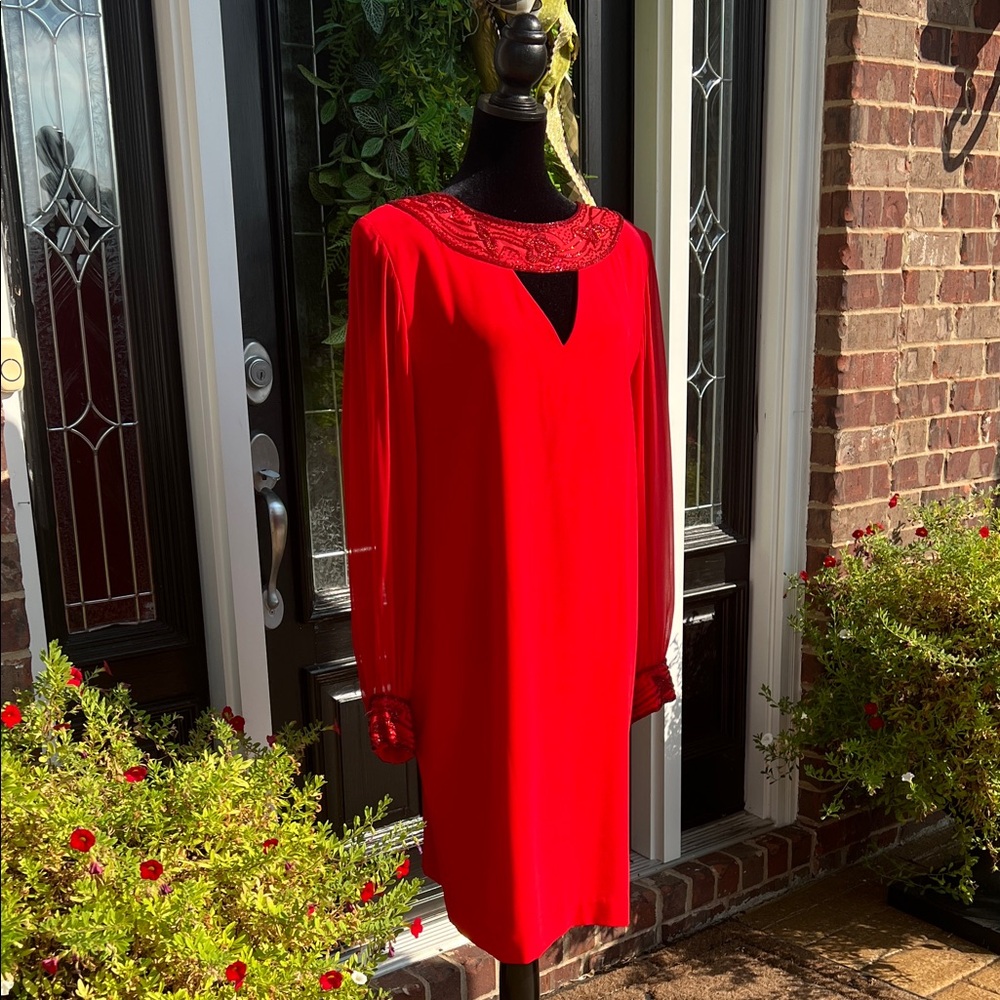 ❤️Black Tie Oleg Cassini Cocktail Dress